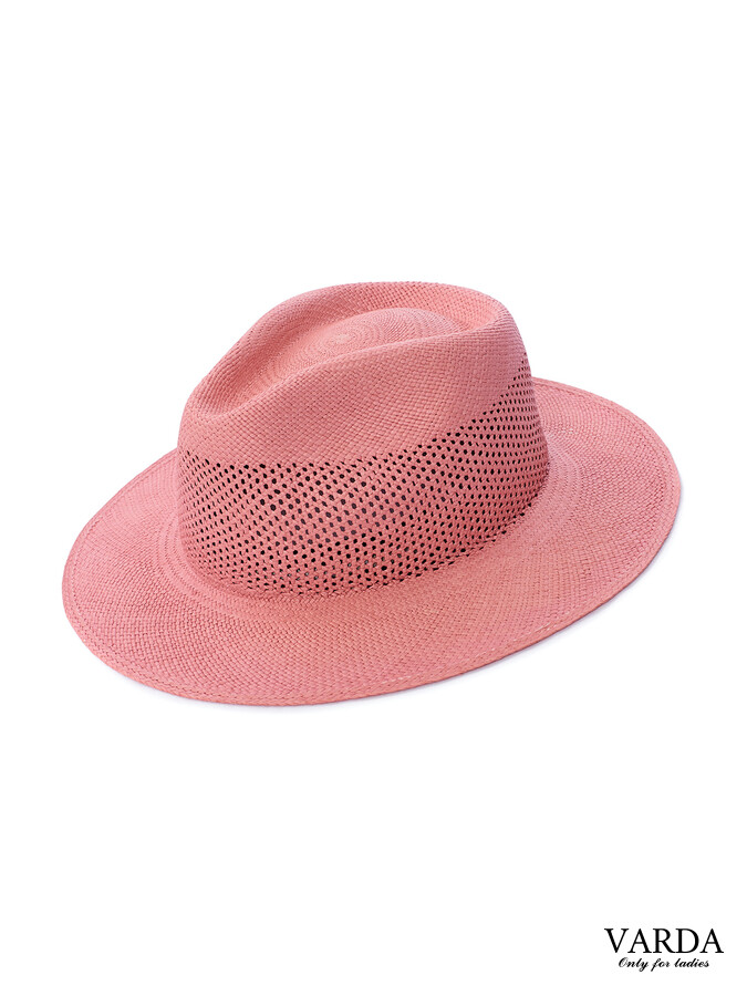 Pink store trilby hat